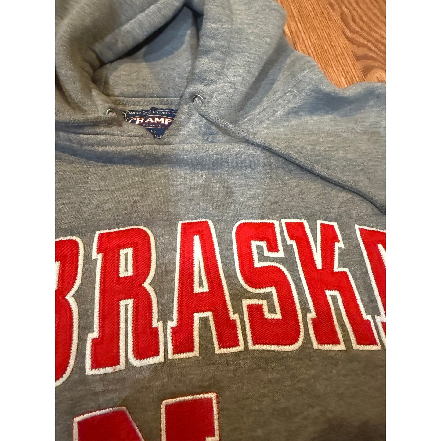 Nebraska Champs Hoodie Size Medium