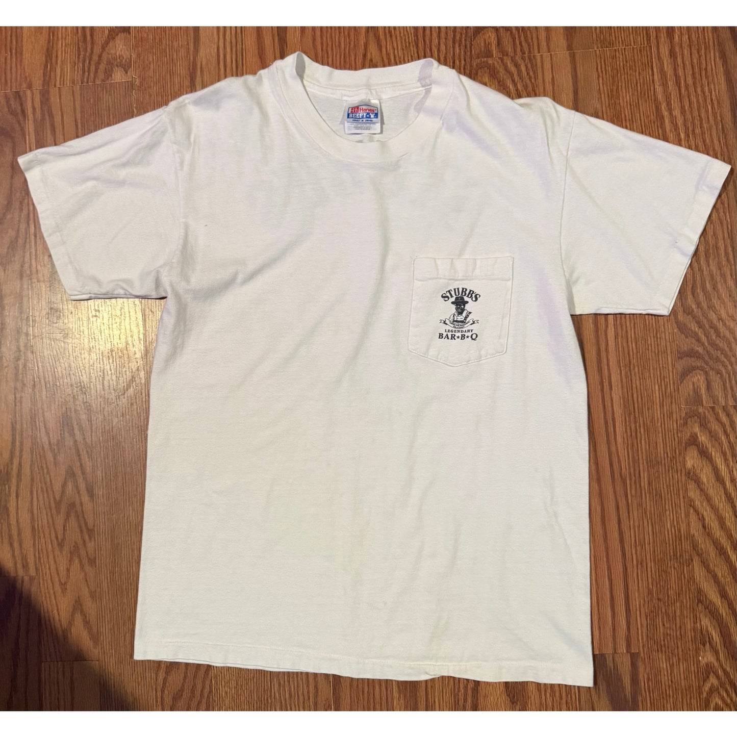 Early 90s Stubbs Legendary BBQ pocket Tee