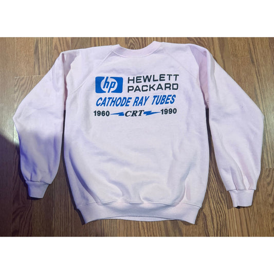 White 1990 HP Tech CRT Monitors Sweater