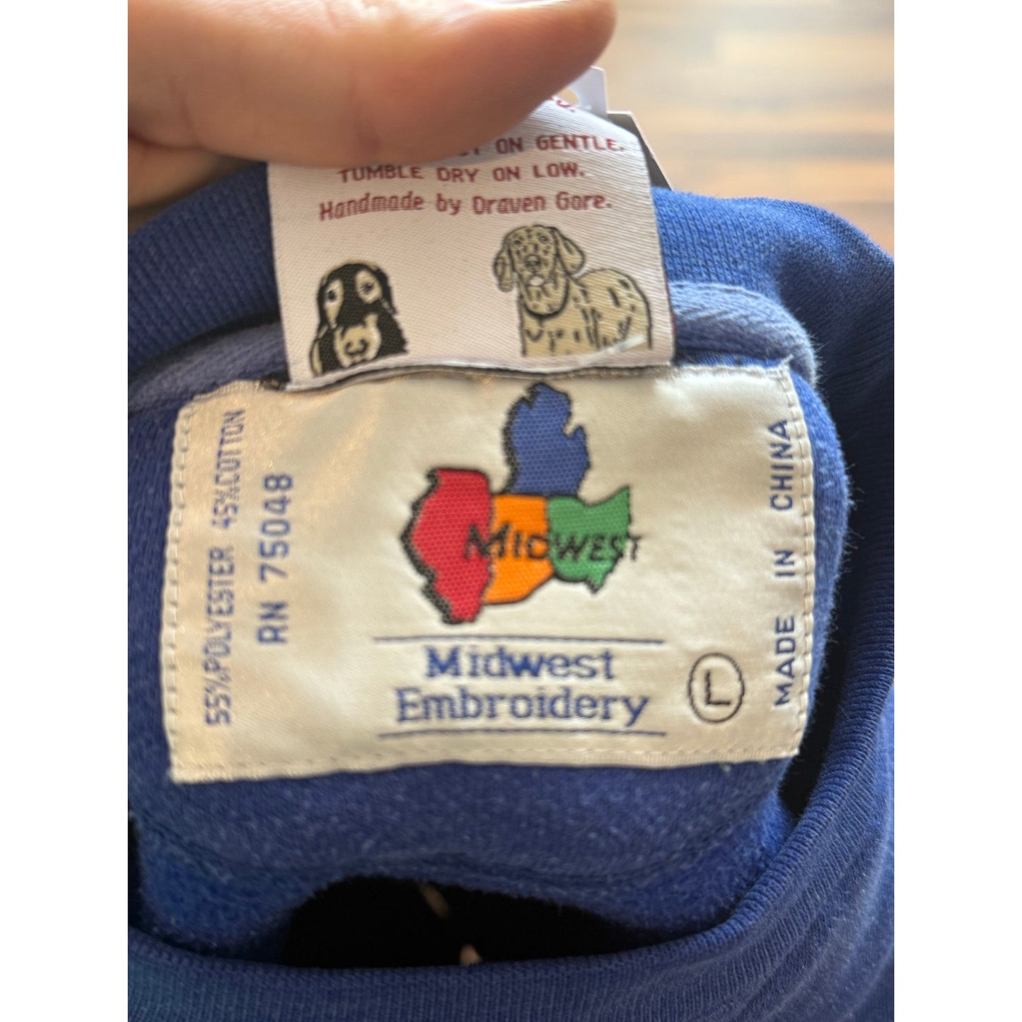 Florida Gators Crew Neck Embroidered Size Large Custom