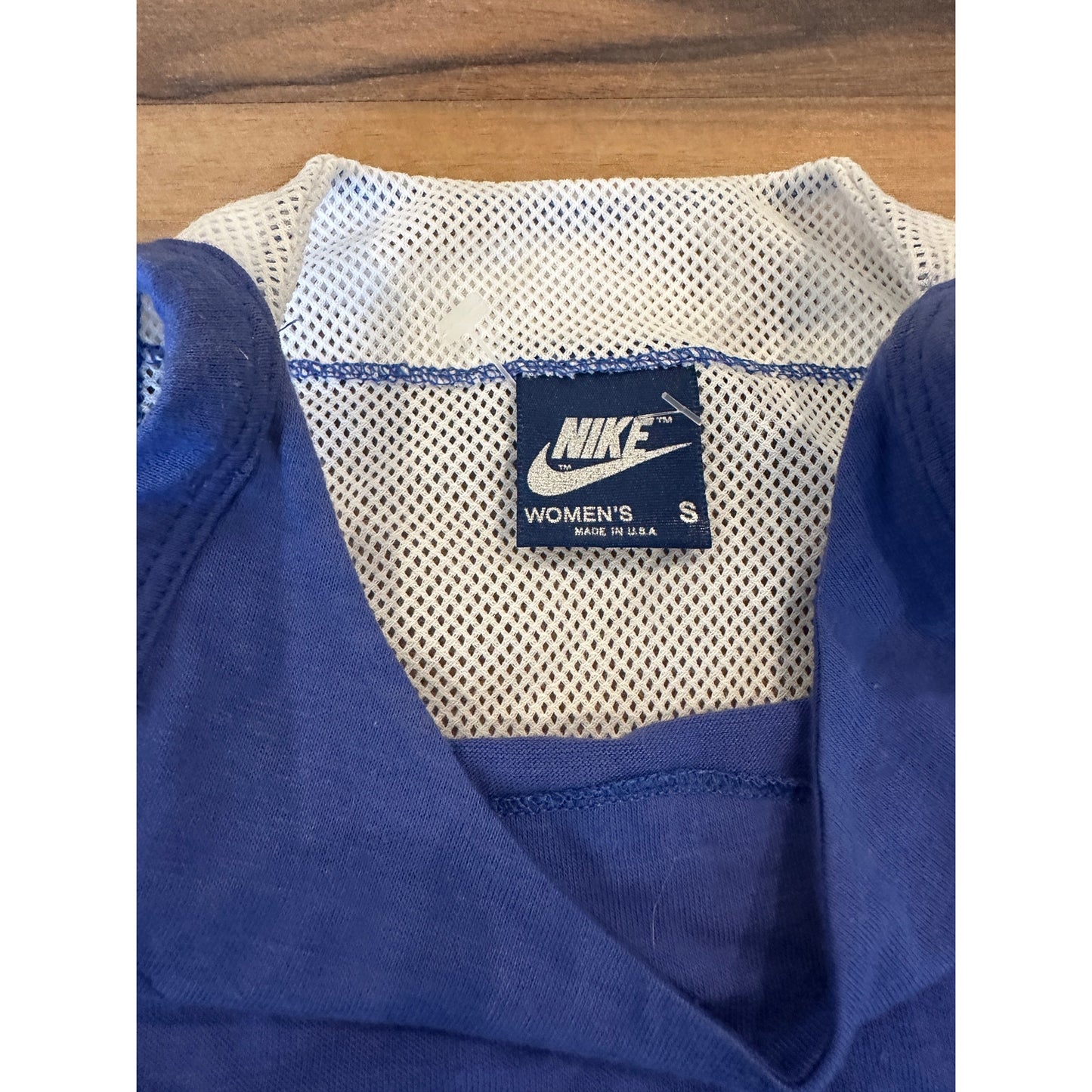 Vintage 90s Nike Women’s Mesh Tank Top Blue Tag Size S NWT
