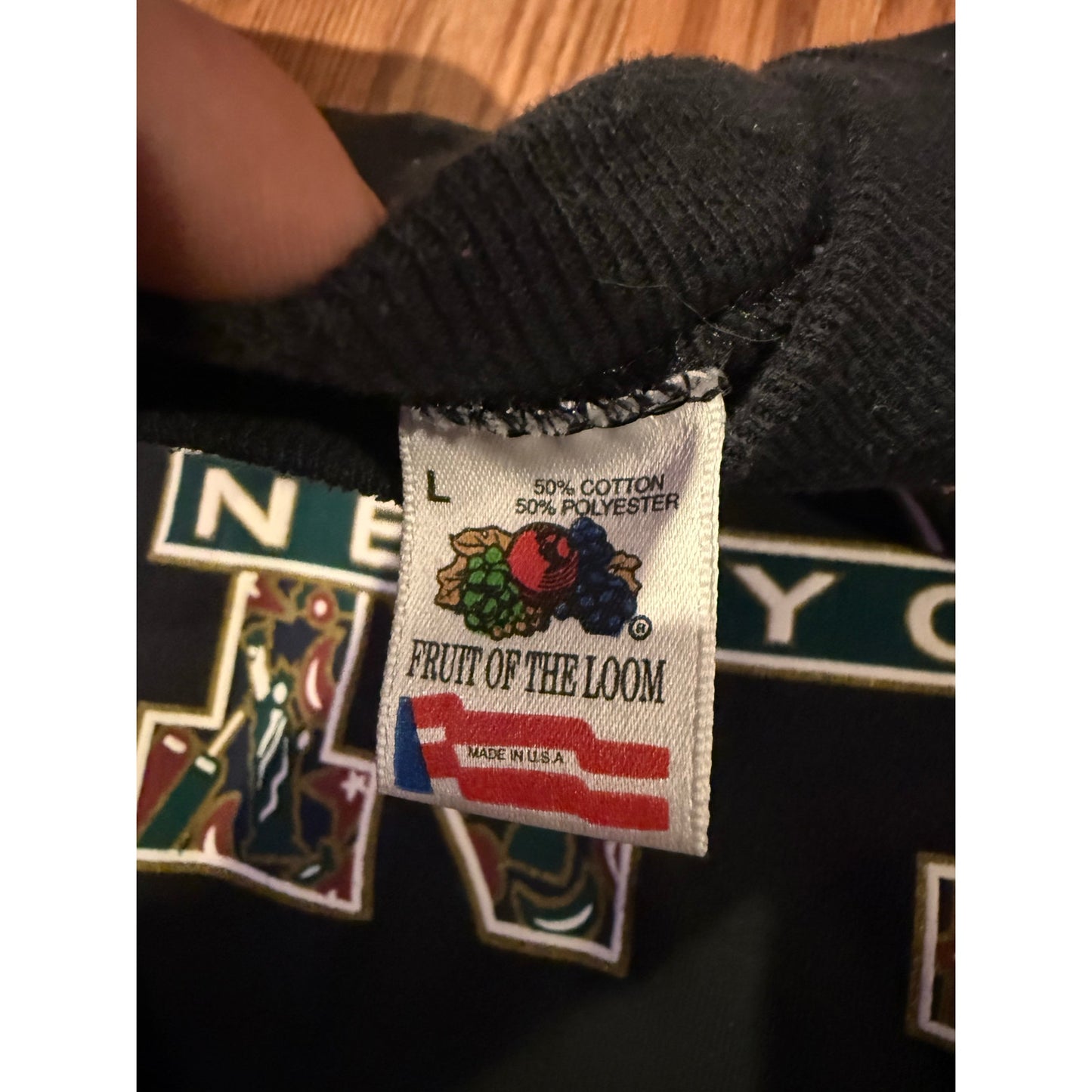 True Vintage 90s New York Tourism Crew Neck sweater