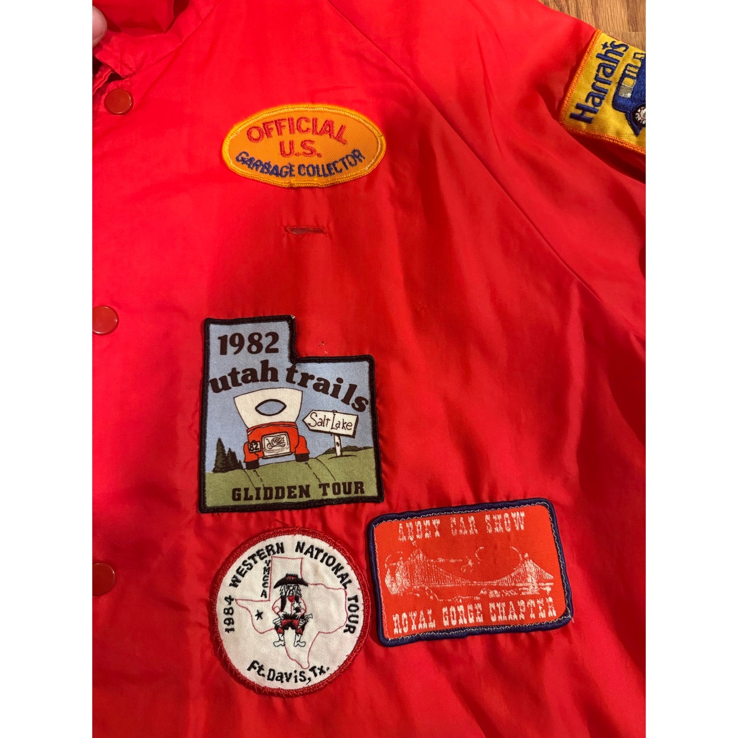 80s Car Club Jacket With Patches