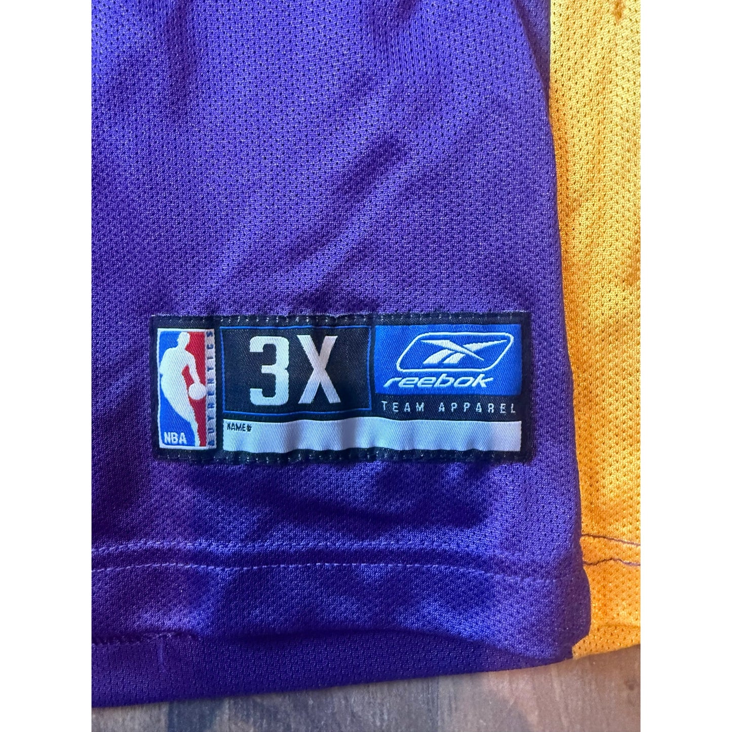 Los Angeles Lakers Purple Yellow Shaquille O'Neal Size 3XL