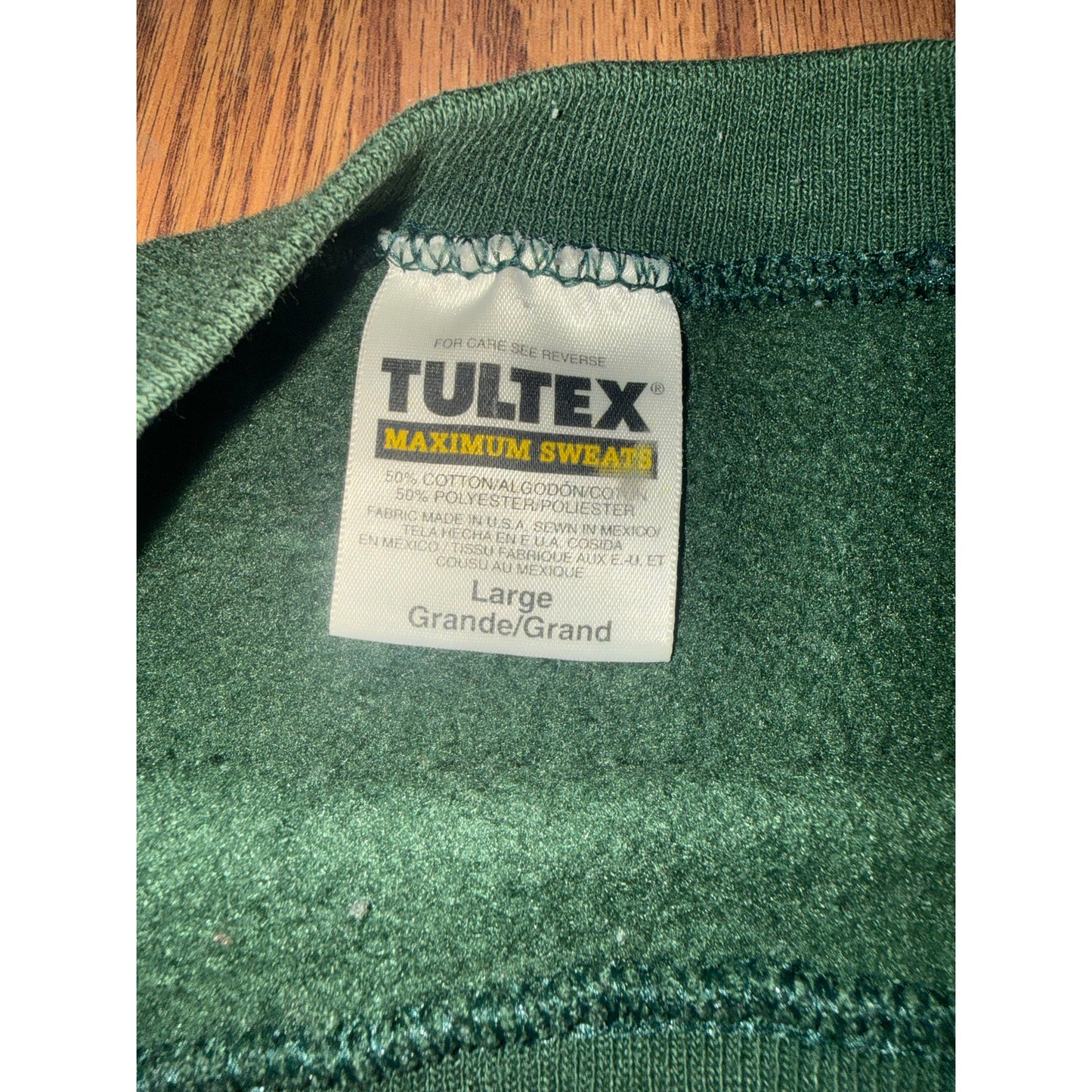 Green Bay Packers Bigger Better Crewneck Size Large