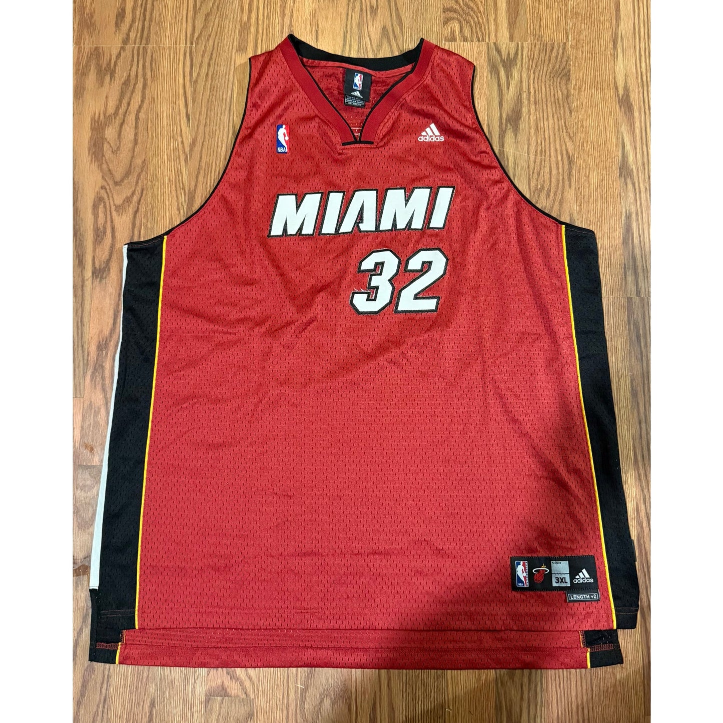 Miami Heat Shaquille ONeal authentic Reebok Size 3XL long