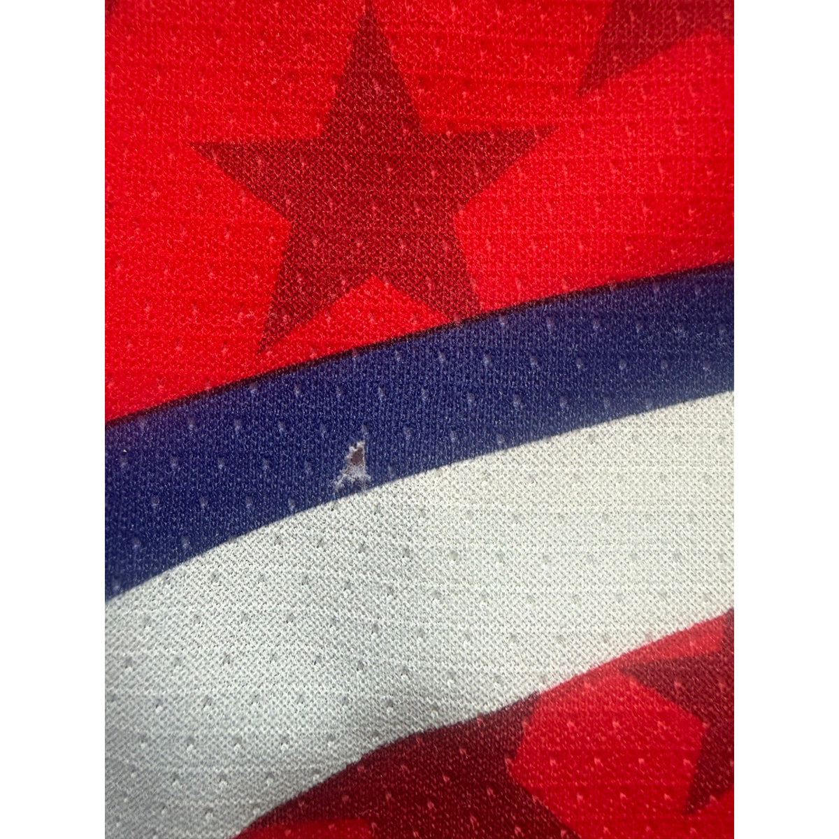 Nike Usa game used hockey jersey with fight strap size 3xl