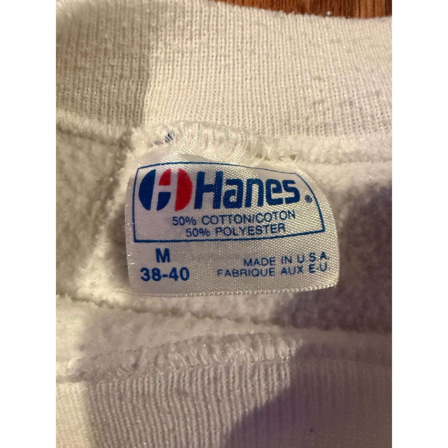 White 1990 HP Tech CRT Monitors Sweater