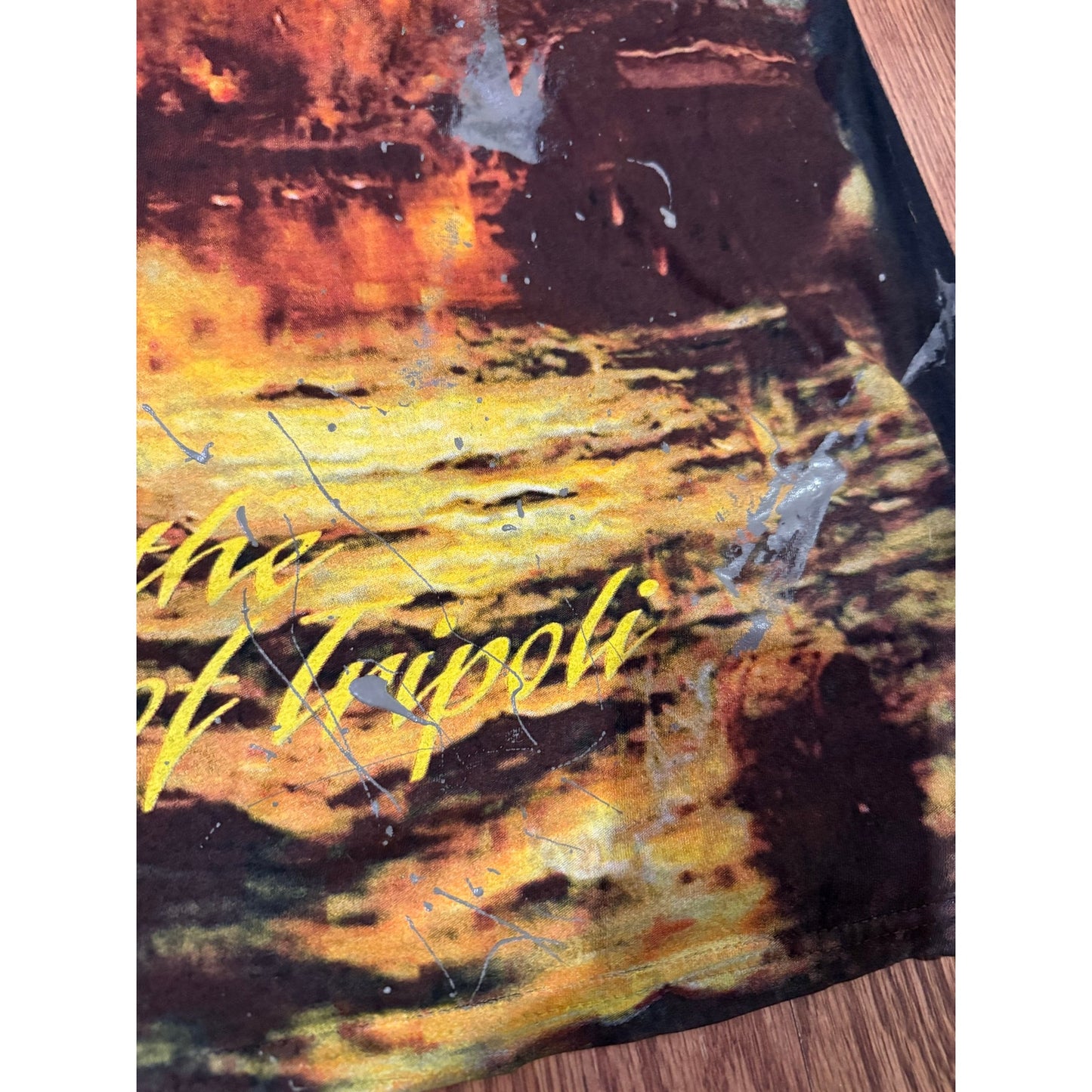 Battle of Derna Full Front Graphic Size Large (Paint Splatter)