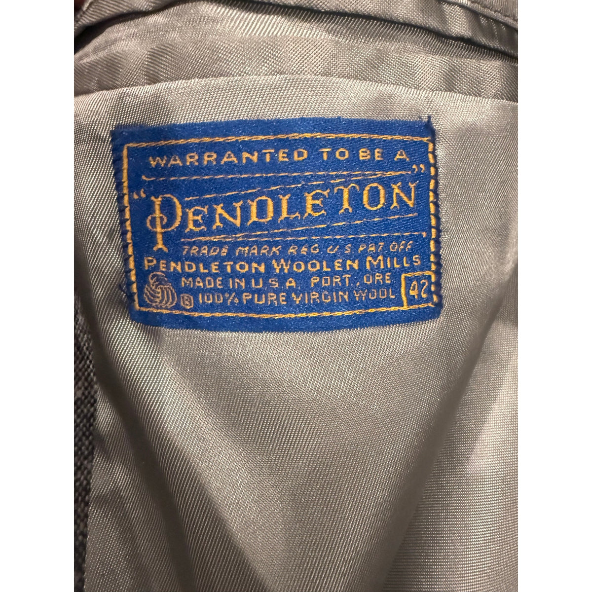 Pendleton Sports Coat Size 42