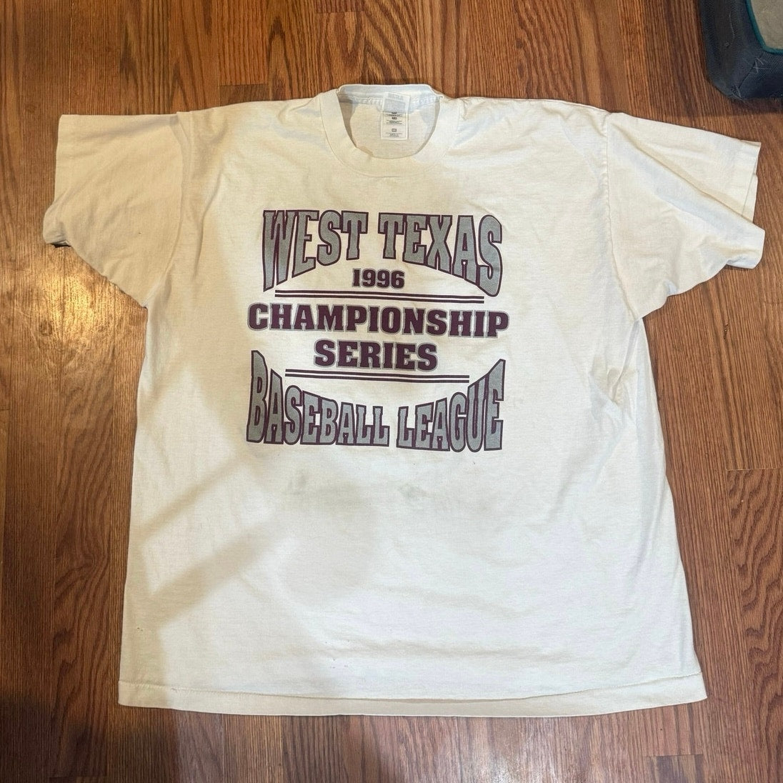 West Texas (WTAMU) Baseball Champion 1996 Size 2XL