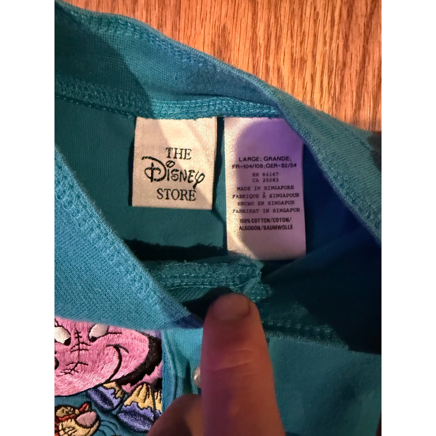 90s Disney Store Pooh Embroidered