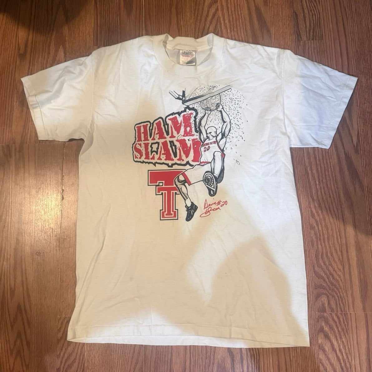 Vintage Texas Tech Darvin Ham “Ham Slam” Size Large