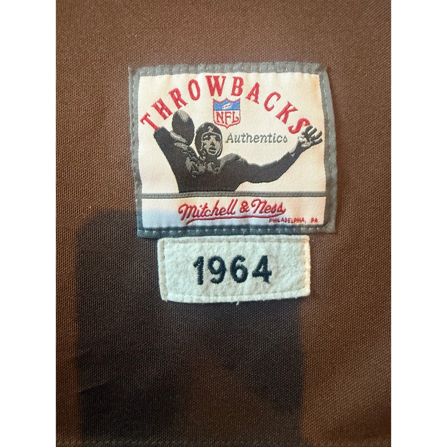 Mitchell and Ness 1964 Jim Brown Cleveland Throwback Size XXL