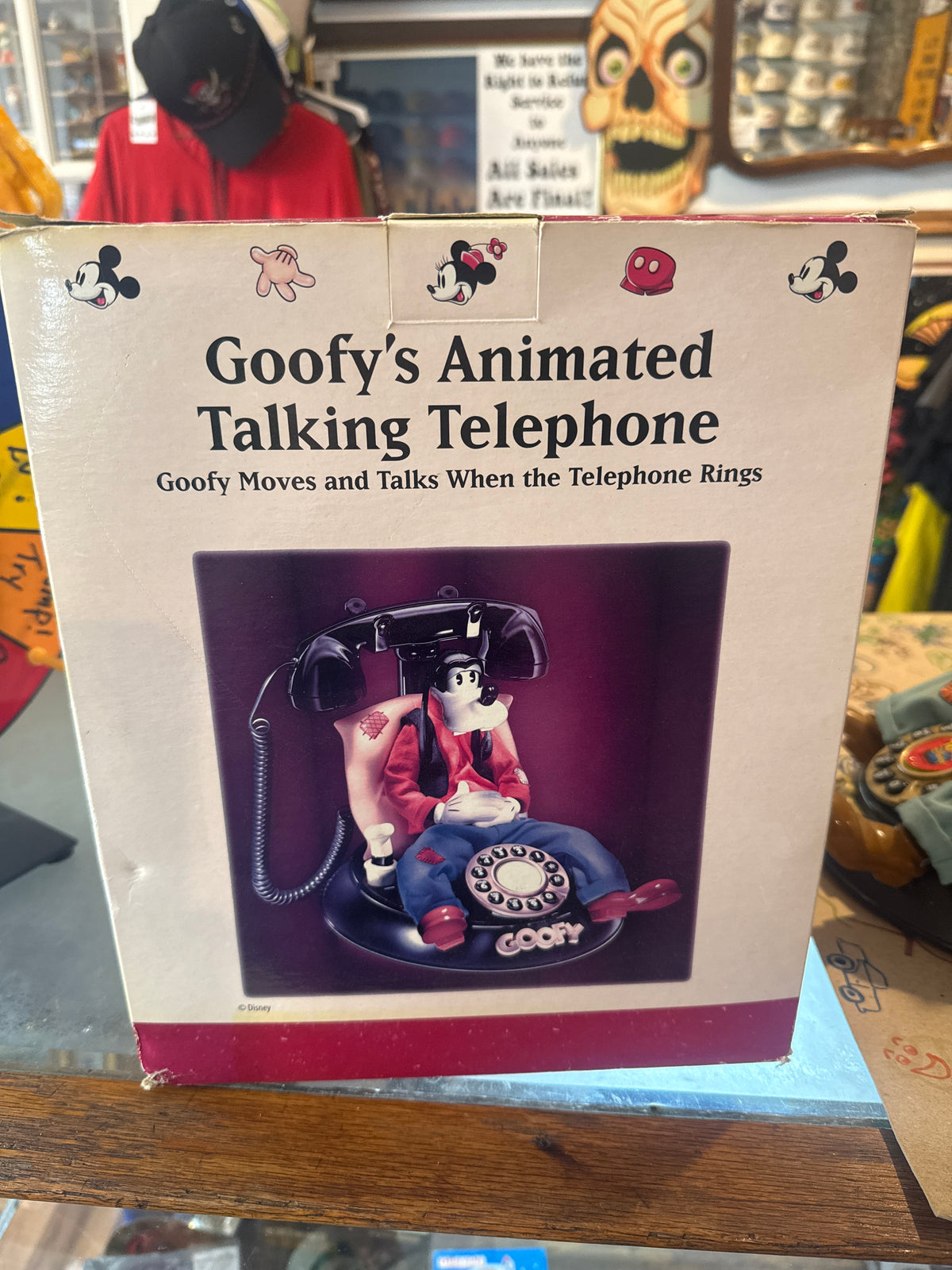 Goofy Animated Talking Telephone