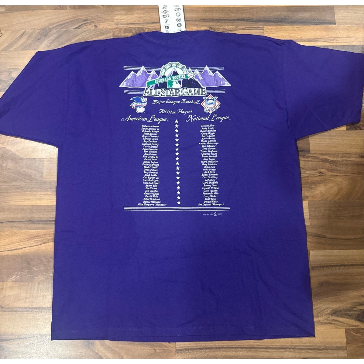 1998 Colorado Rockies All Star Game size xxl