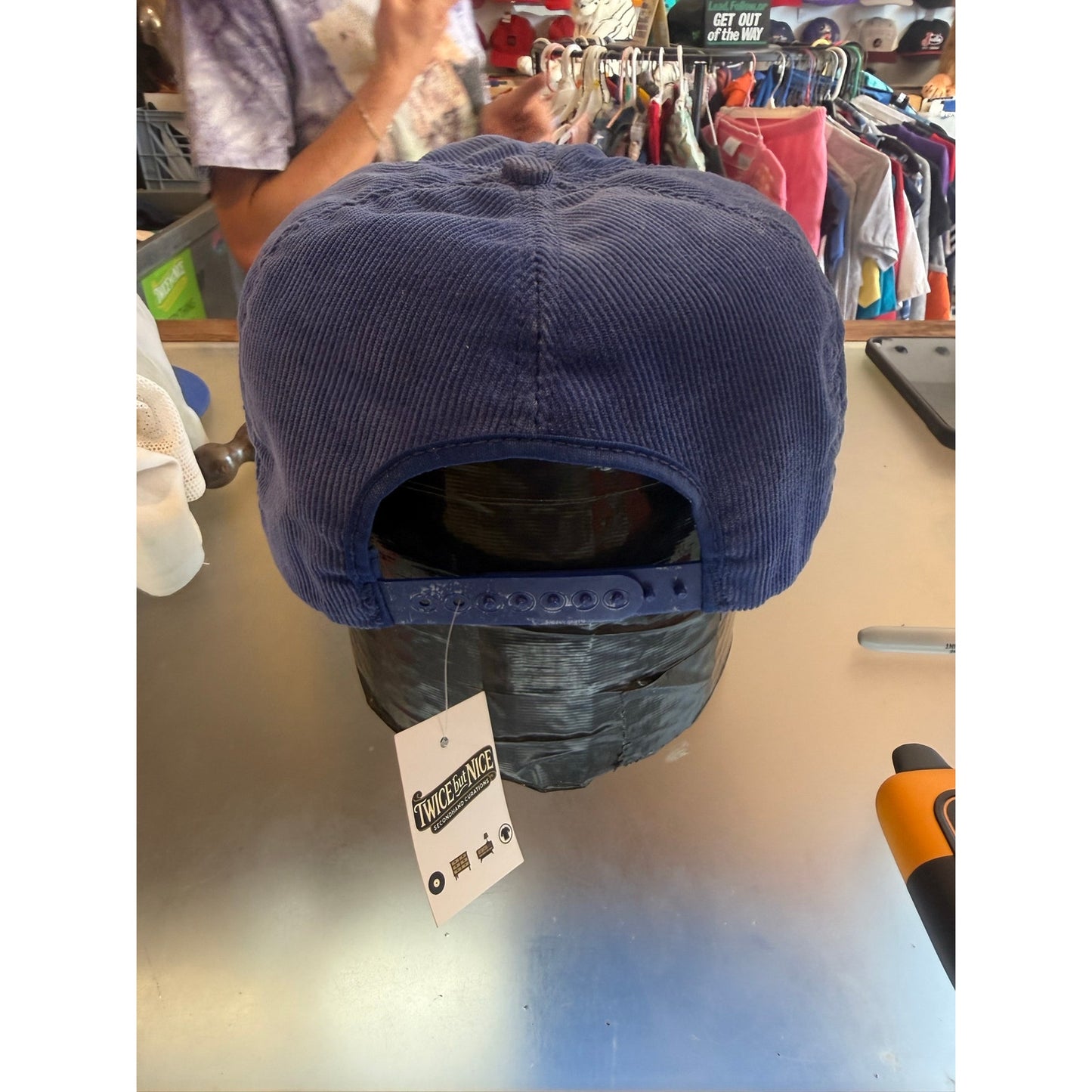Santa Fe Railroad Corduroy Snap Back Hat