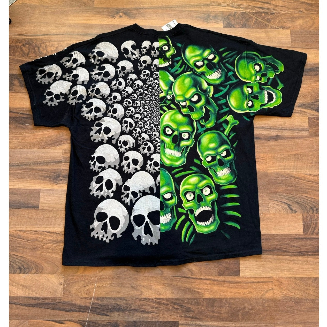 Skull Pile Mash Up Liquid Blue Size 2xl