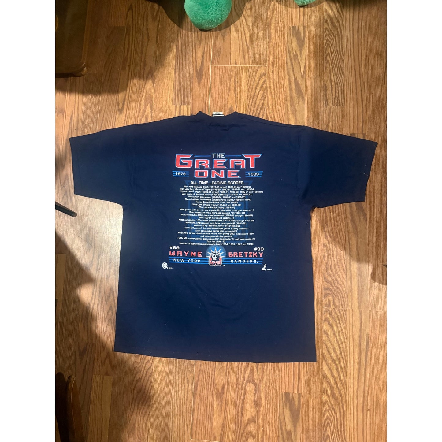 1999 Pro Player Wayne Gretzky retirement Size XL