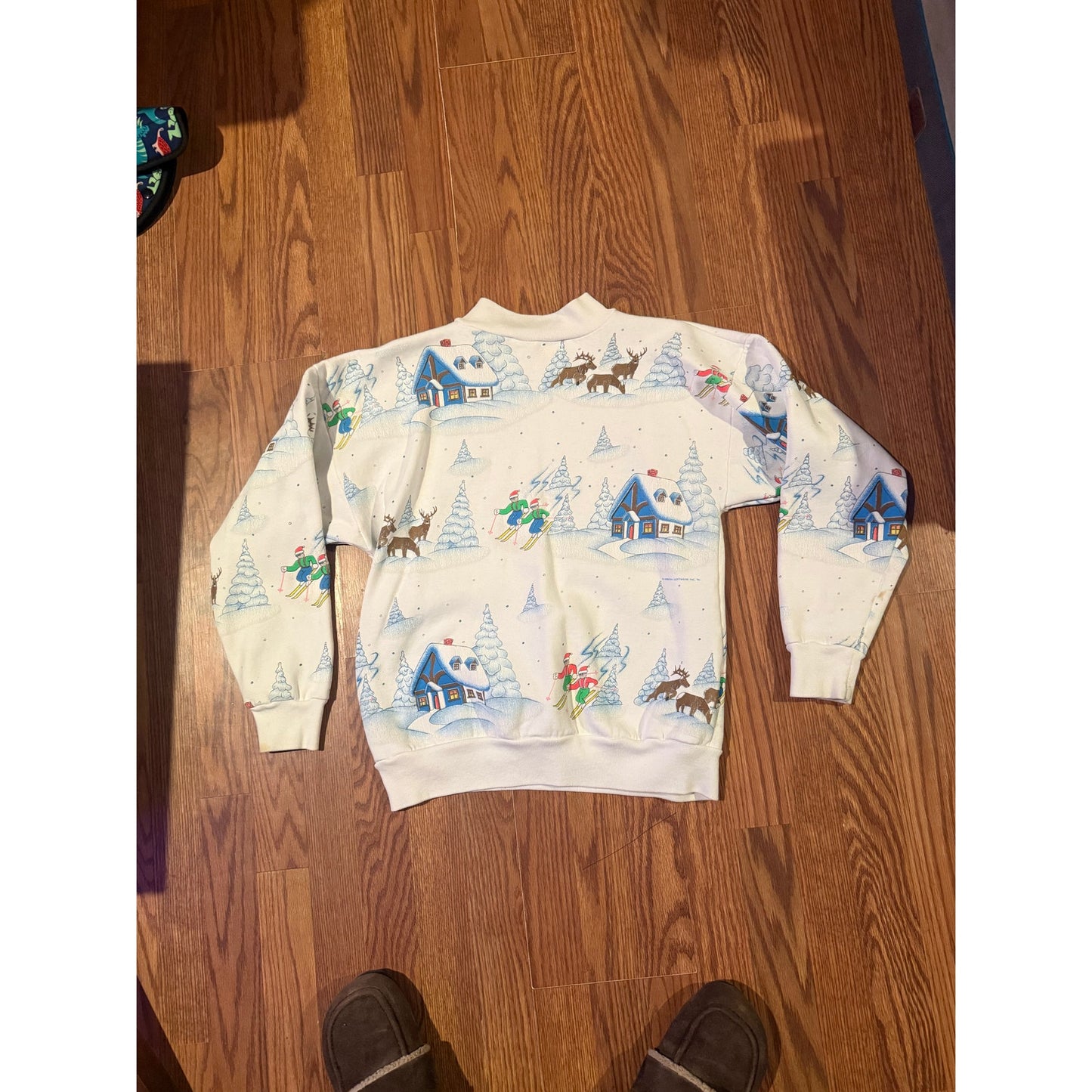 True vintage monarch Habitat Skiing AOP sweater