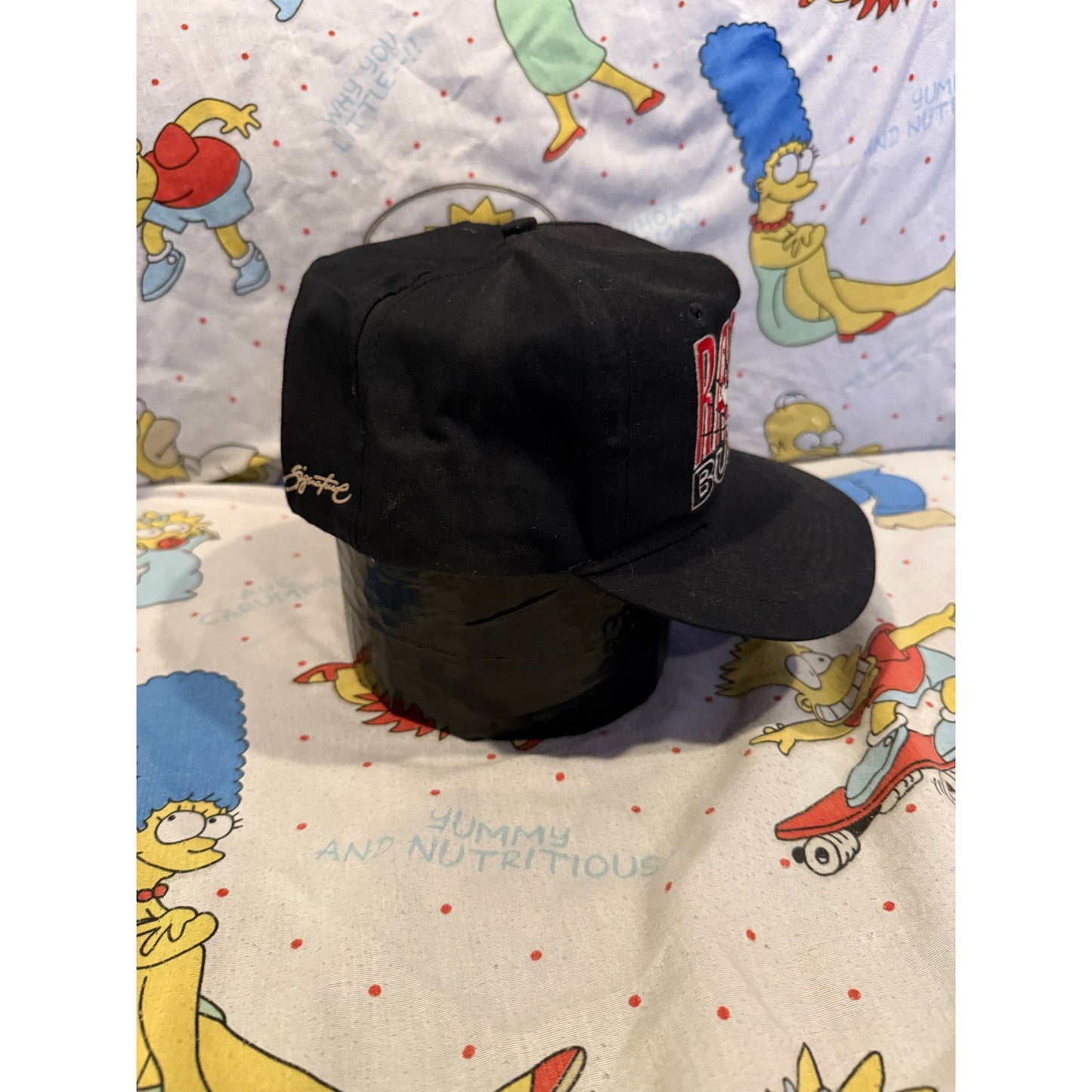 True vintage raging Chicago bulls hat