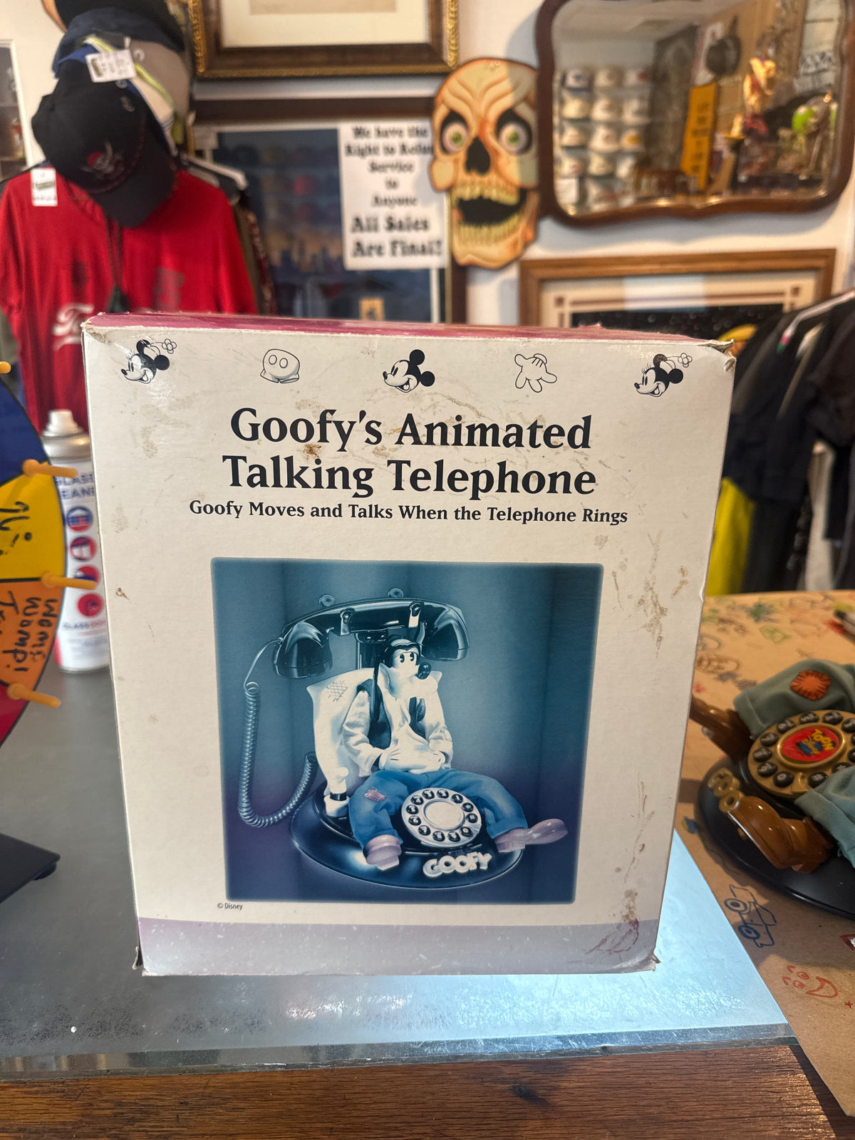 Goofy Animated Talking Telephone