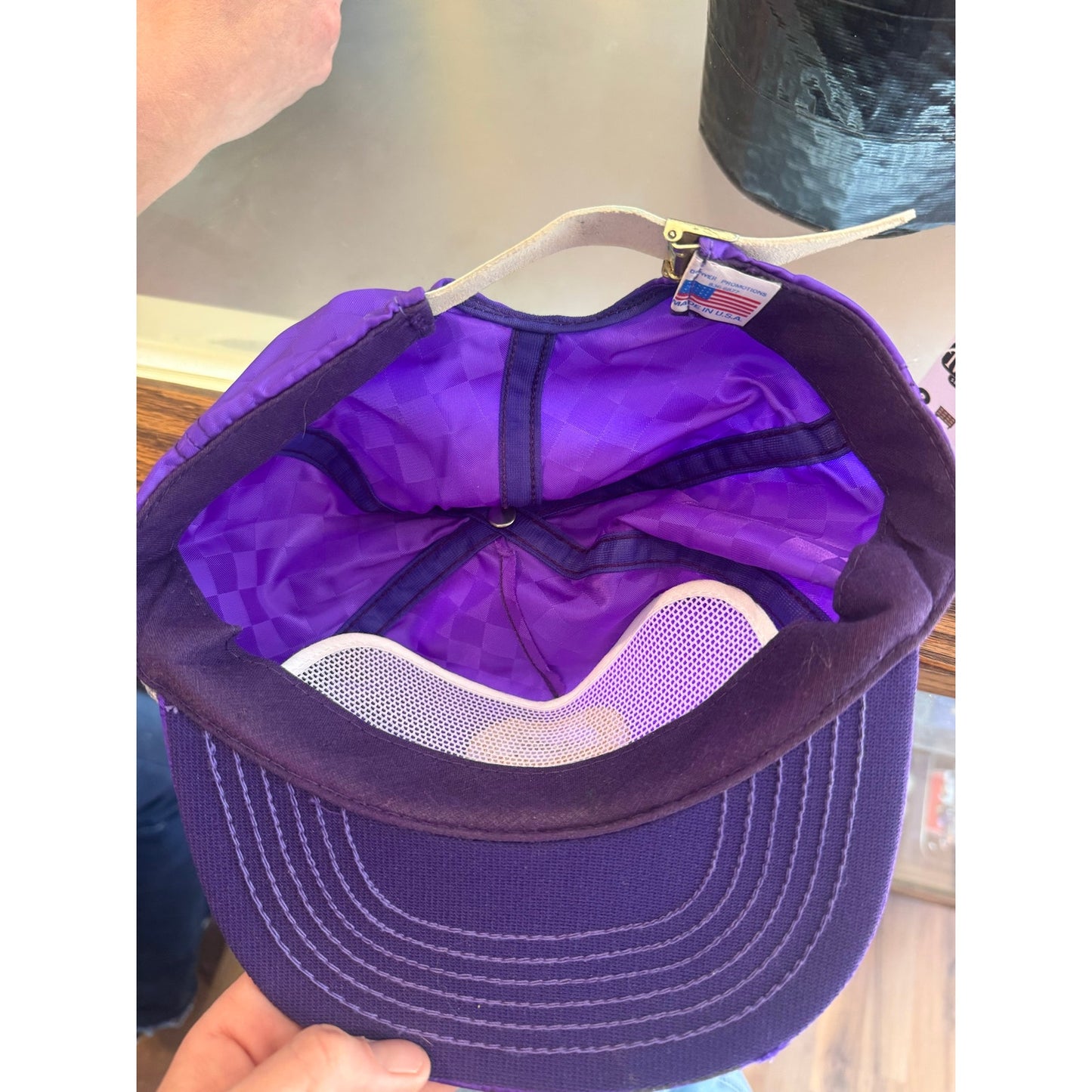 Denver International Airport Construction Purple Strap Back