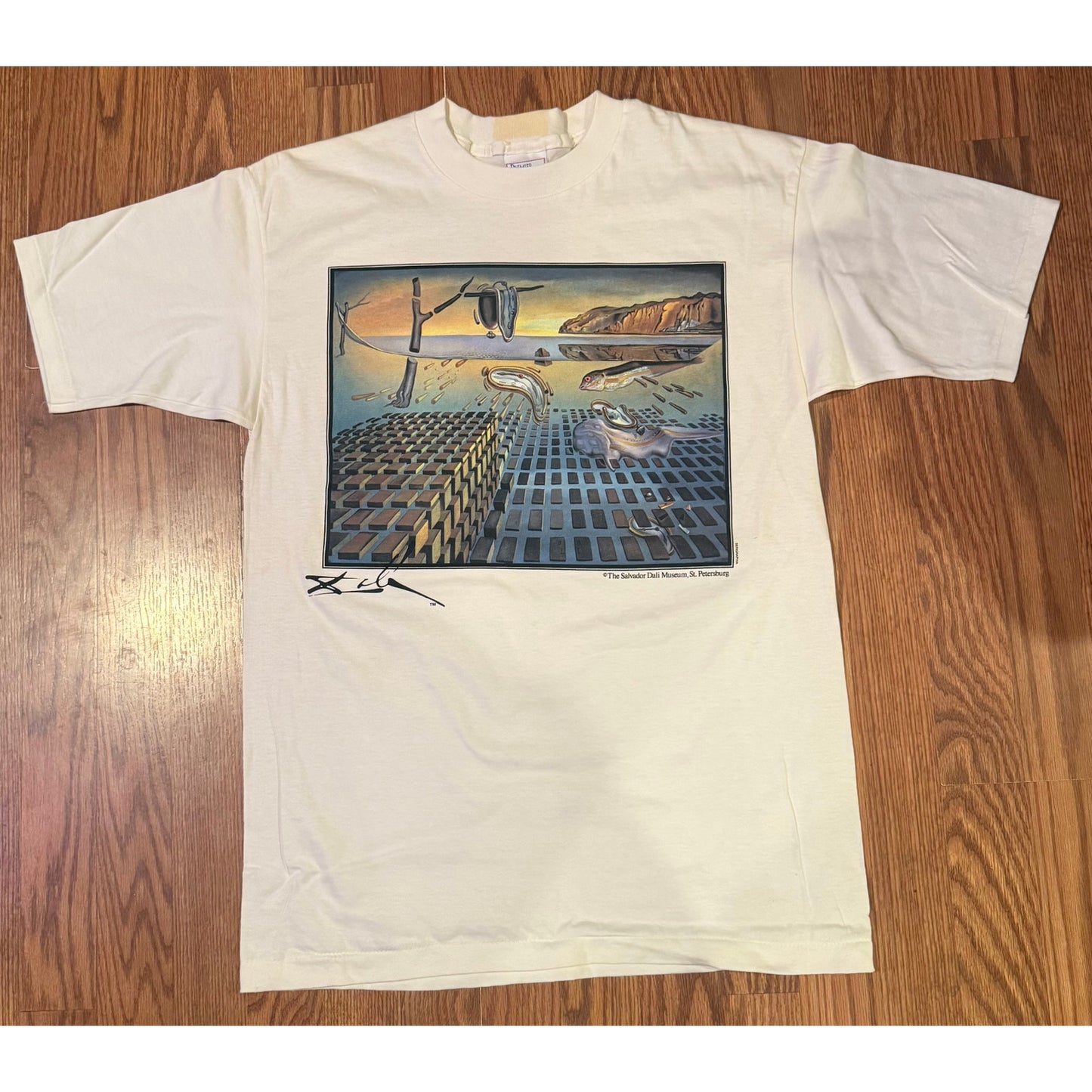 Vintage 1990s Salvador Dalí Museum Art T-Shirt | Premier Sportswear | Made in USA | Large