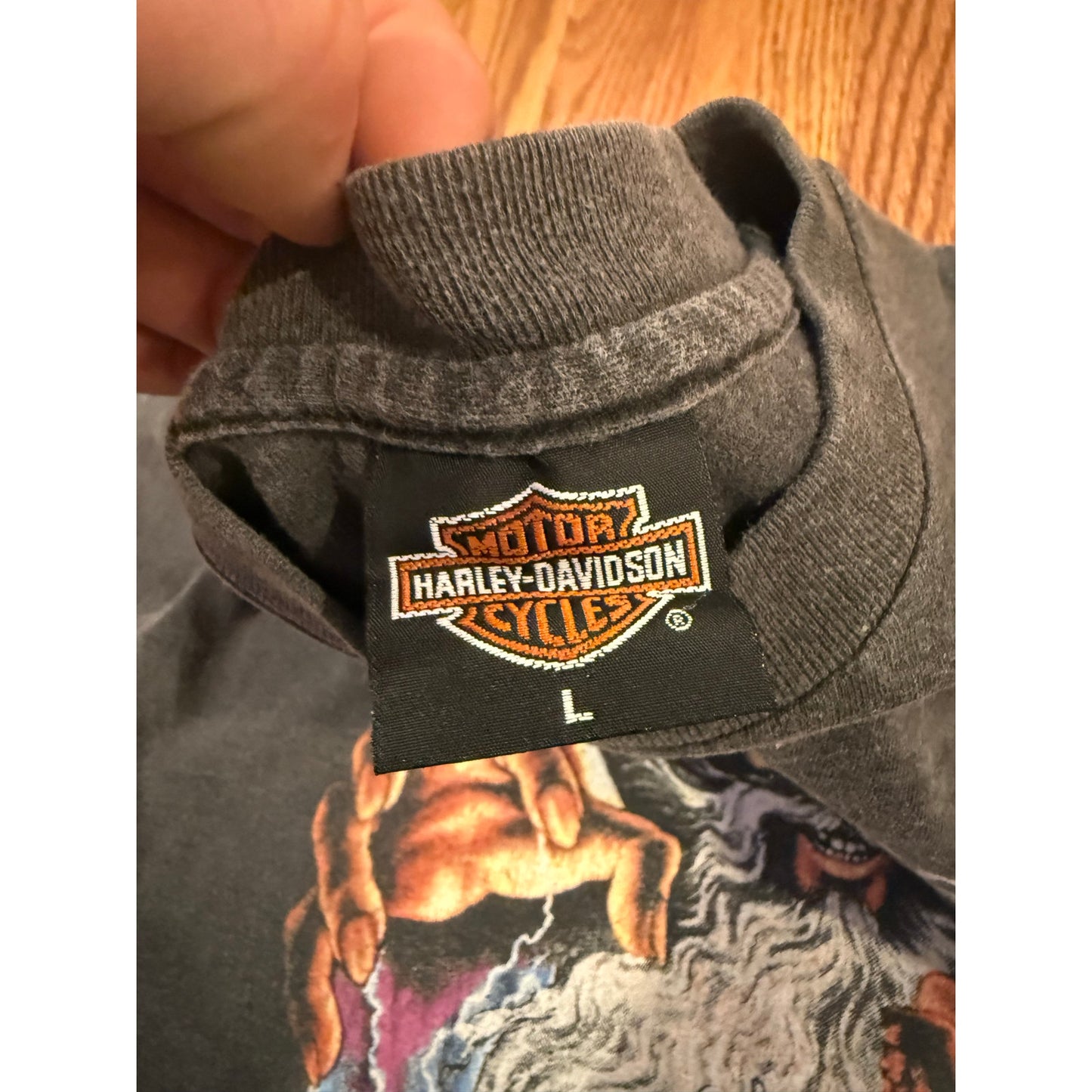 3D Emblem Harley Davidson Wizard Last Rider on Earth