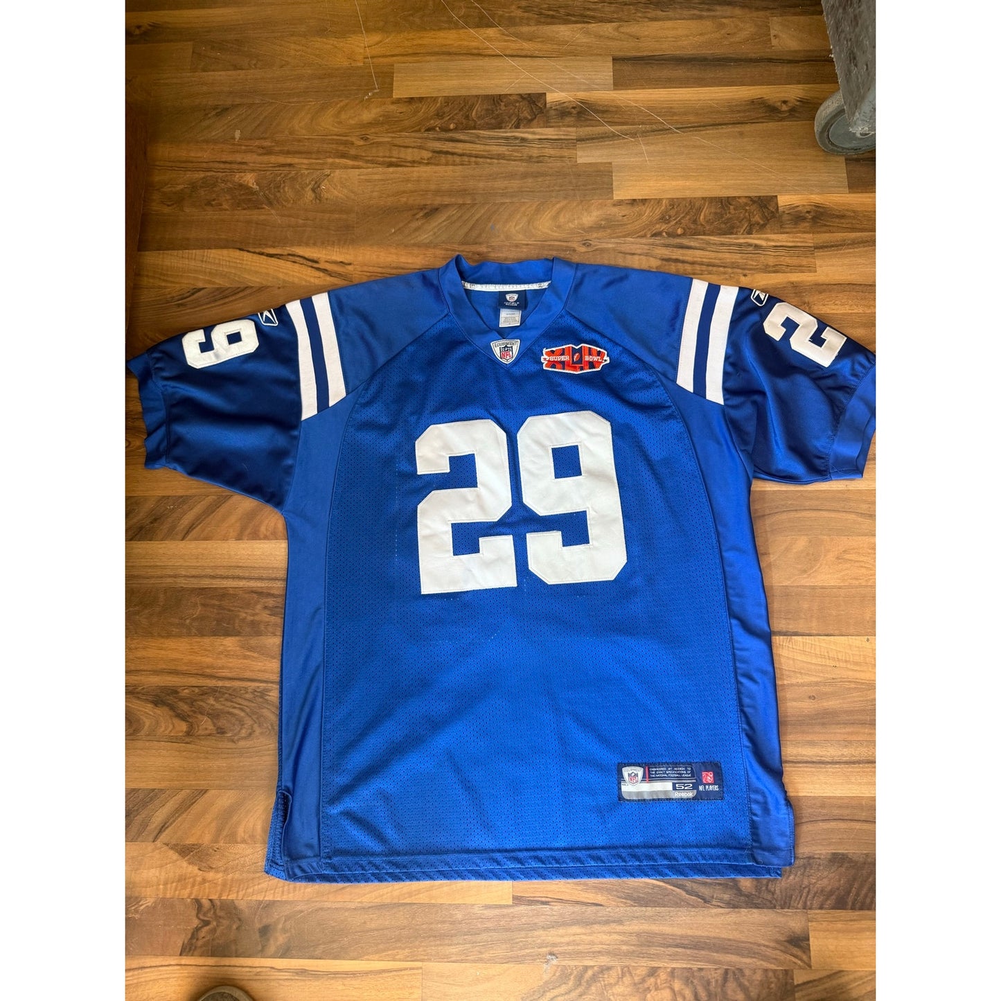 Indianapolis Colds Joseph Addai Superbowl 44 Size XL