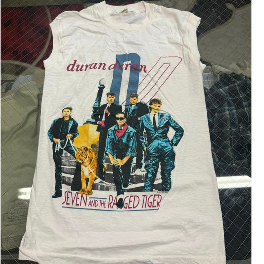 Duran Duran Sleeveless True Vintage Blue Logo!