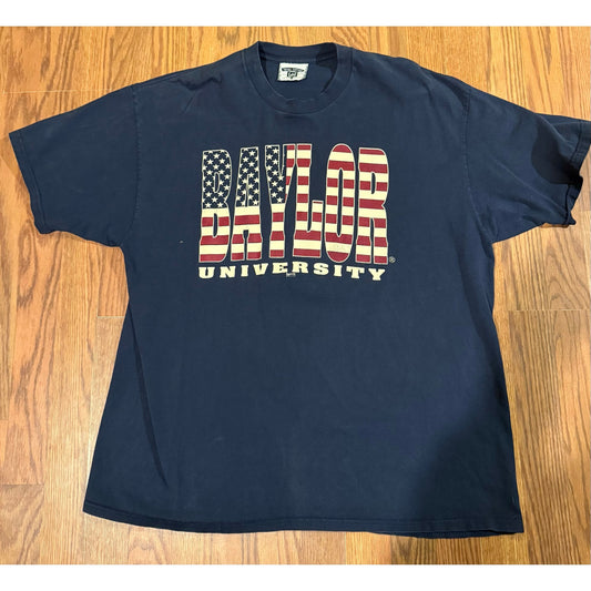 Vintage Baylor University Flag Design Size XXL