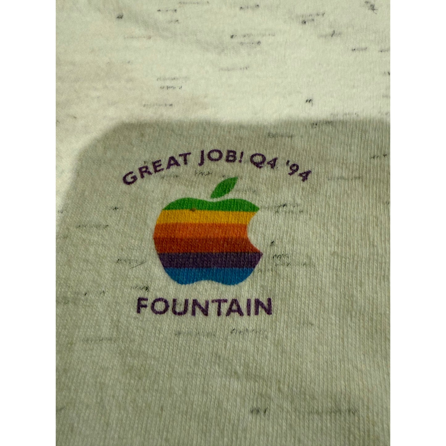 1994 Apple Q4 Team member Long sleeve Size L