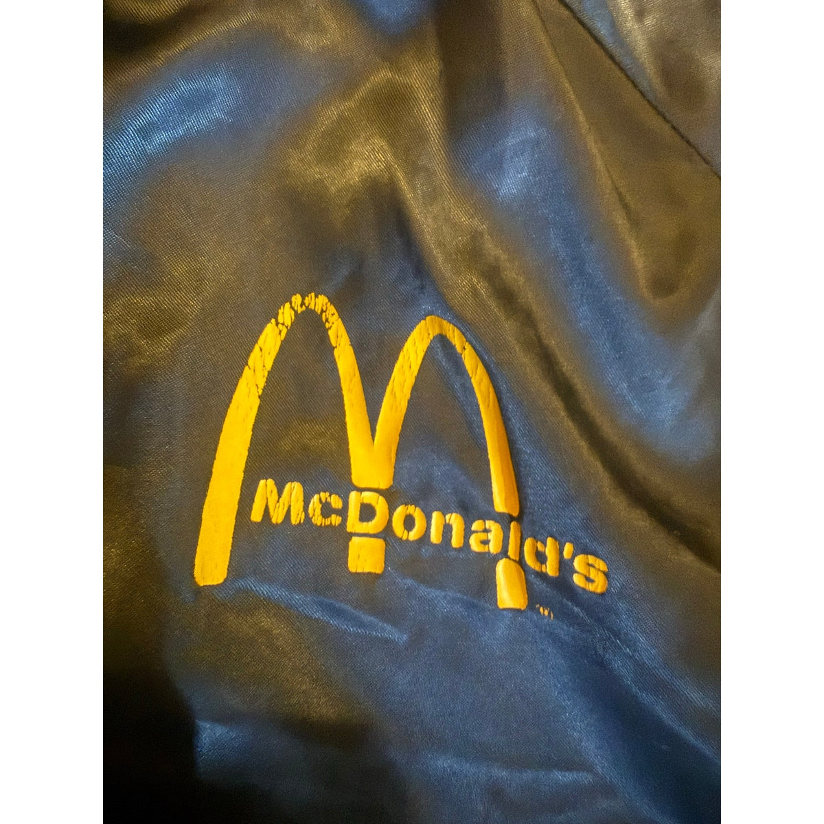80s/90s McDonalds Crew Bomber Jacket Size XL
