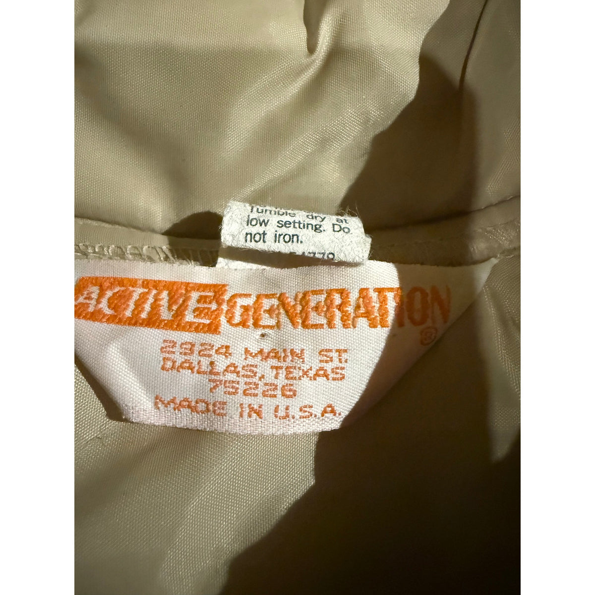 70s Active Generations two tone Puffer Jacket size 2xl