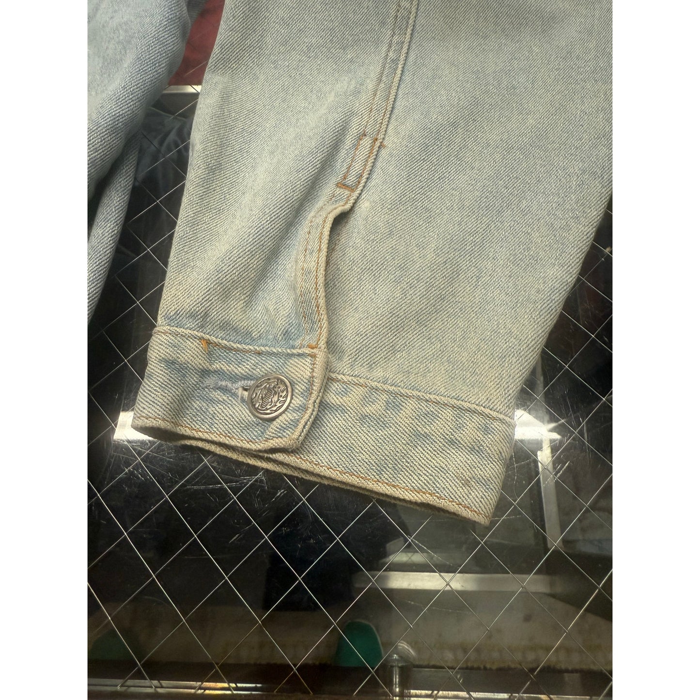 15th Ann. of wheel of fortune denim jacket