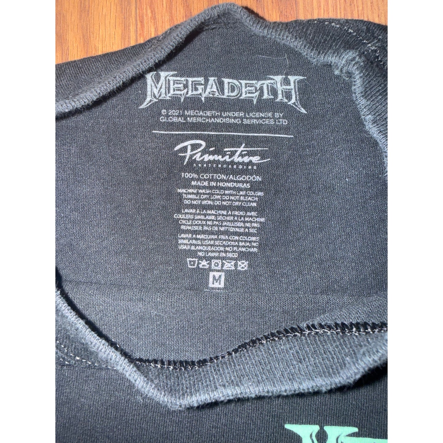 Primitive X Megadeth (Black) Size Medium