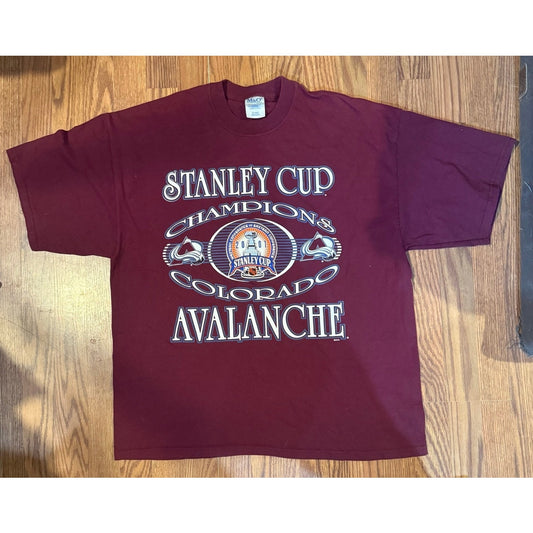 2001 Colorado Avalanche Stanley Cup Champions Size XXL
