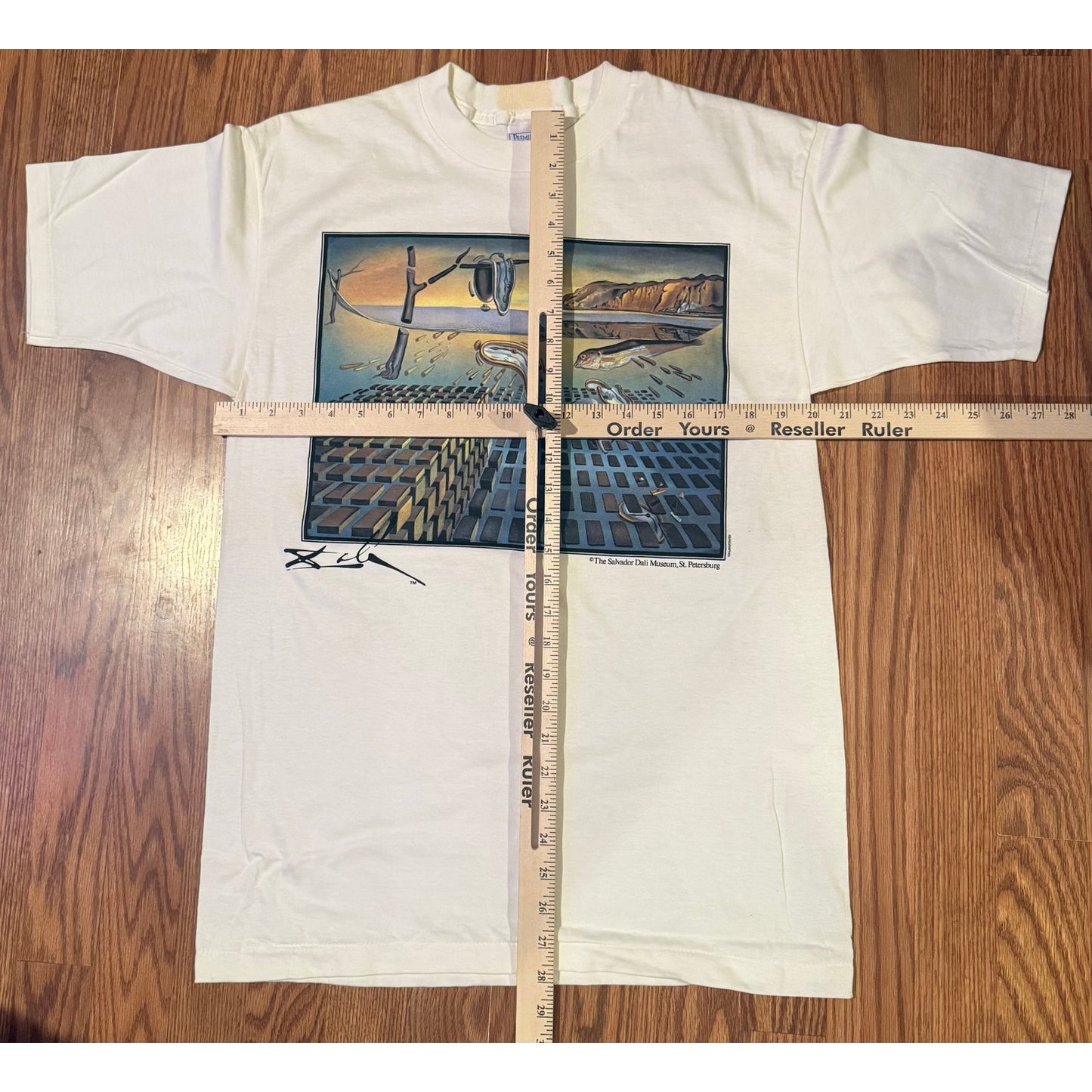 Vintage 1990s Salvador Dalí Museum Art T-Shirt | Premier Sportswear | Made in USA | Large