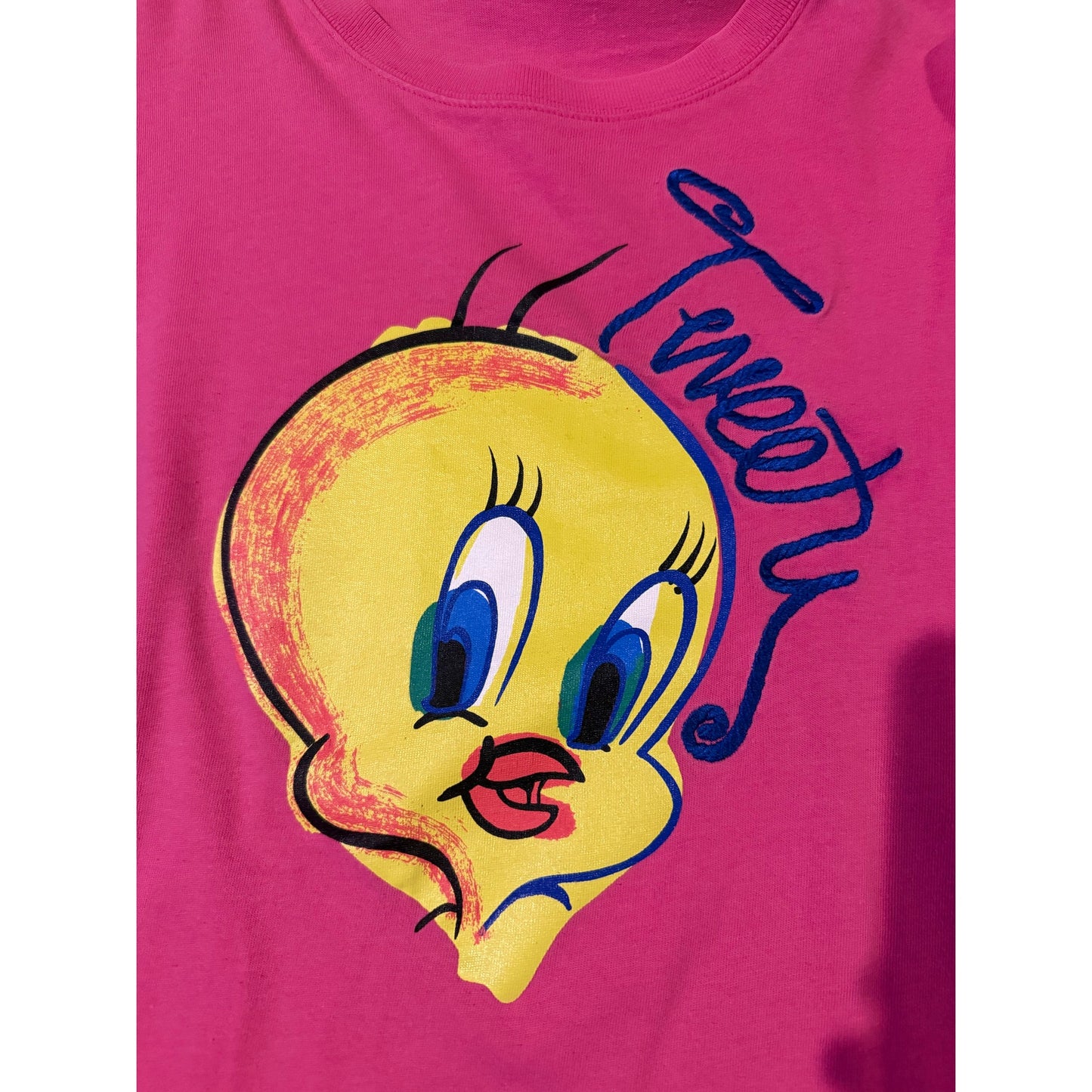 1994 Tweety Bird pink shirt