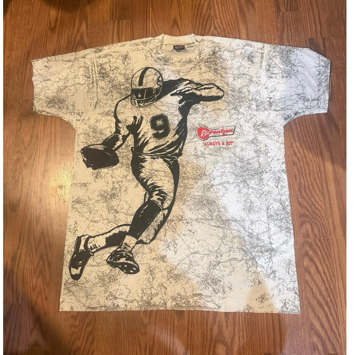 Berentzen Liqueur Football AOP Promo Size XL Deadstock
