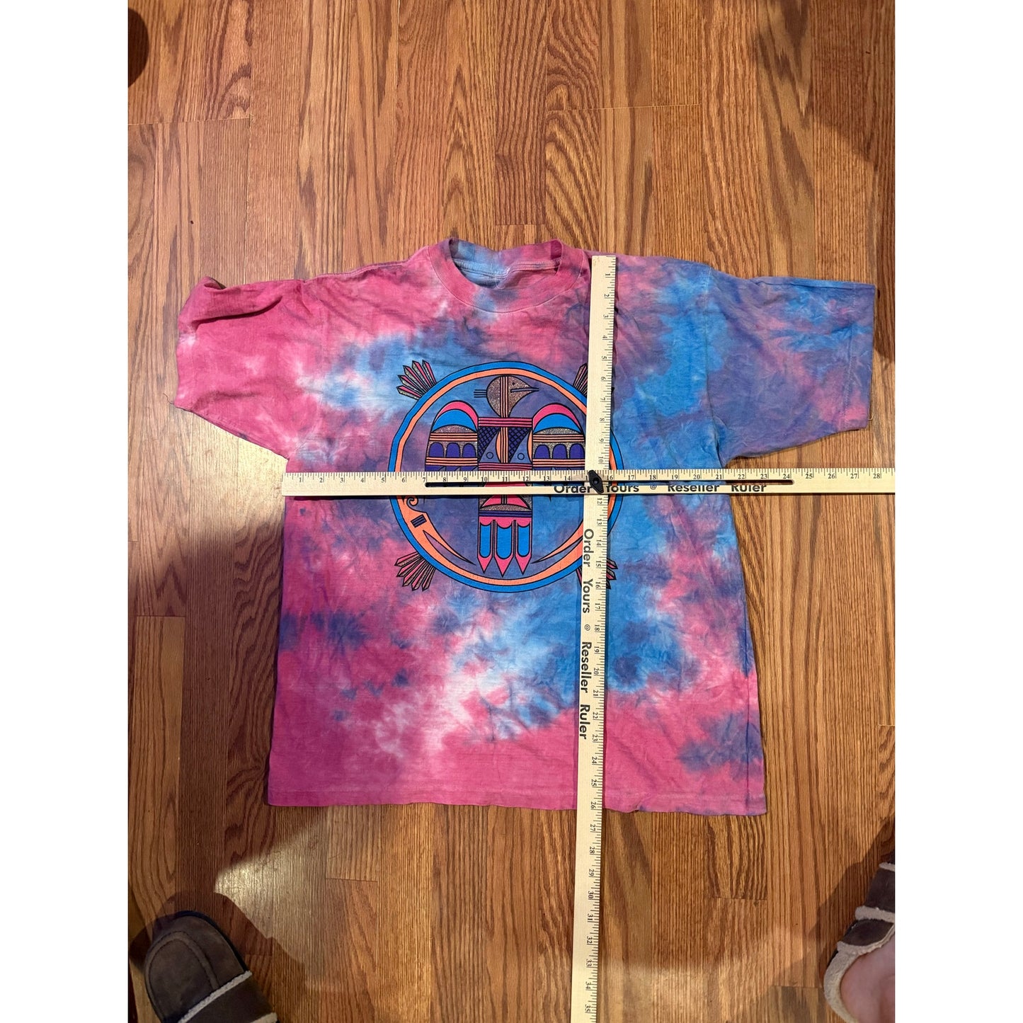 80s Tie dye Native American design