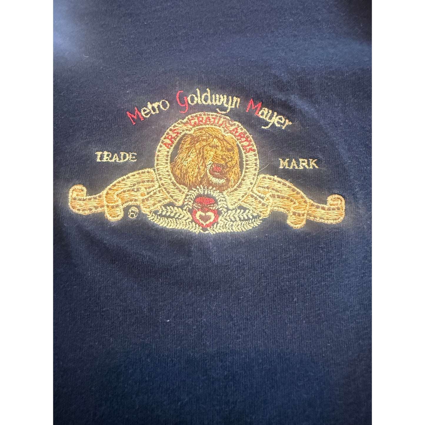 80s MGM Embroidered Logo Single Stitch Size Medium