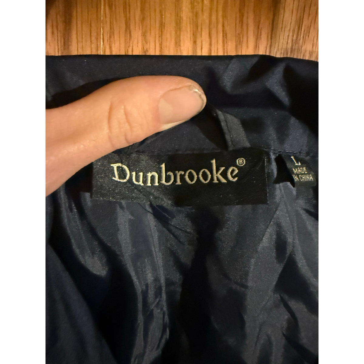 New England Patriots Dunbrooke Windbreaker size Large
