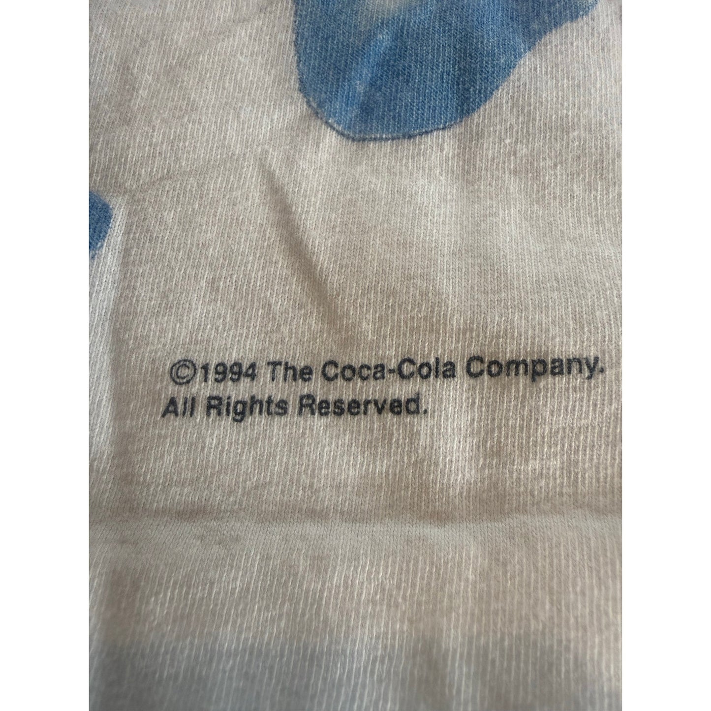 1994 Coke Polar Bear Group Hanging out Size Medium