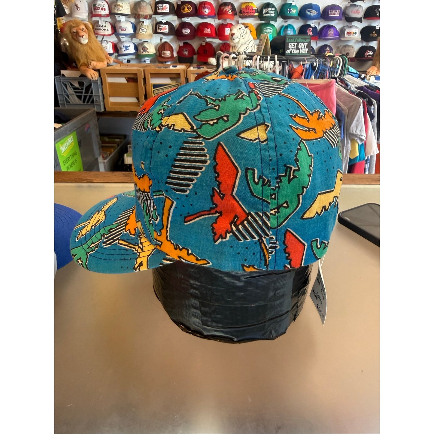 80s/90s Miller Lite Beer Colorful Trees Snap Back