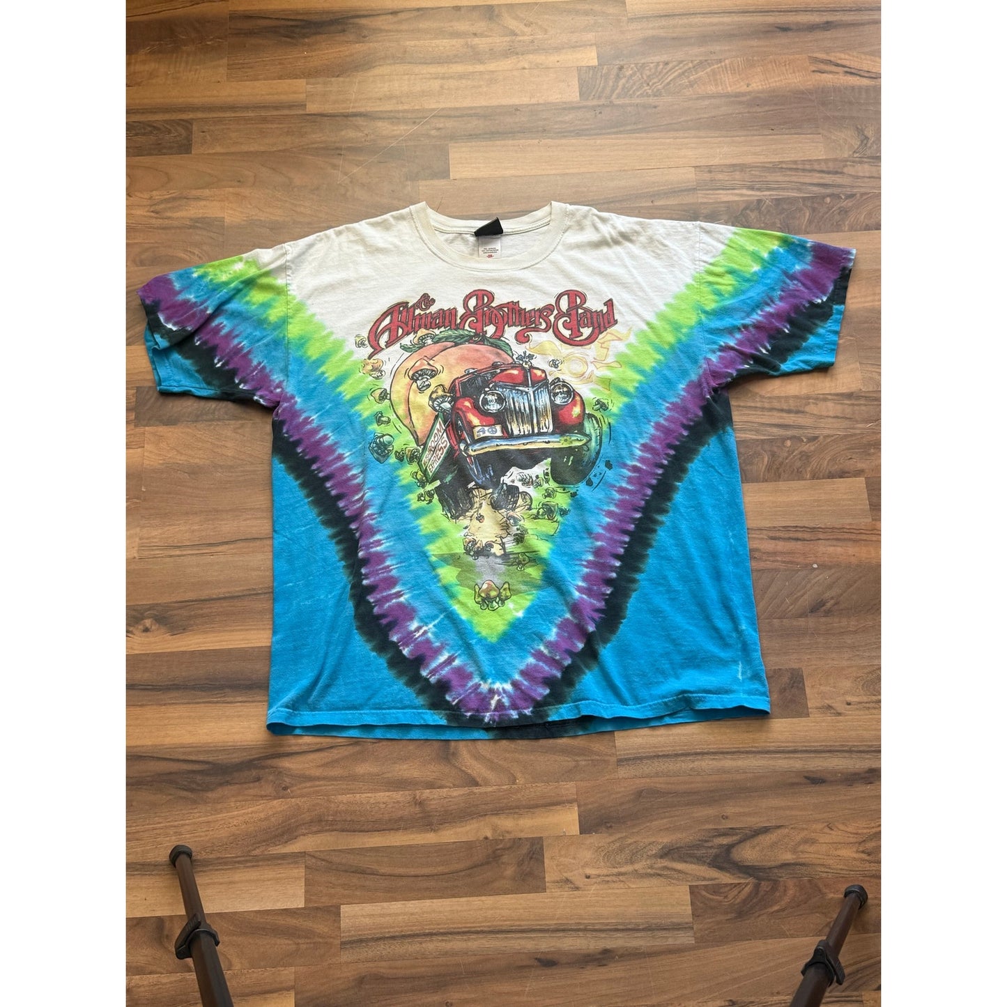 Y2K Liquid Blue Allman Brothers size 2XL