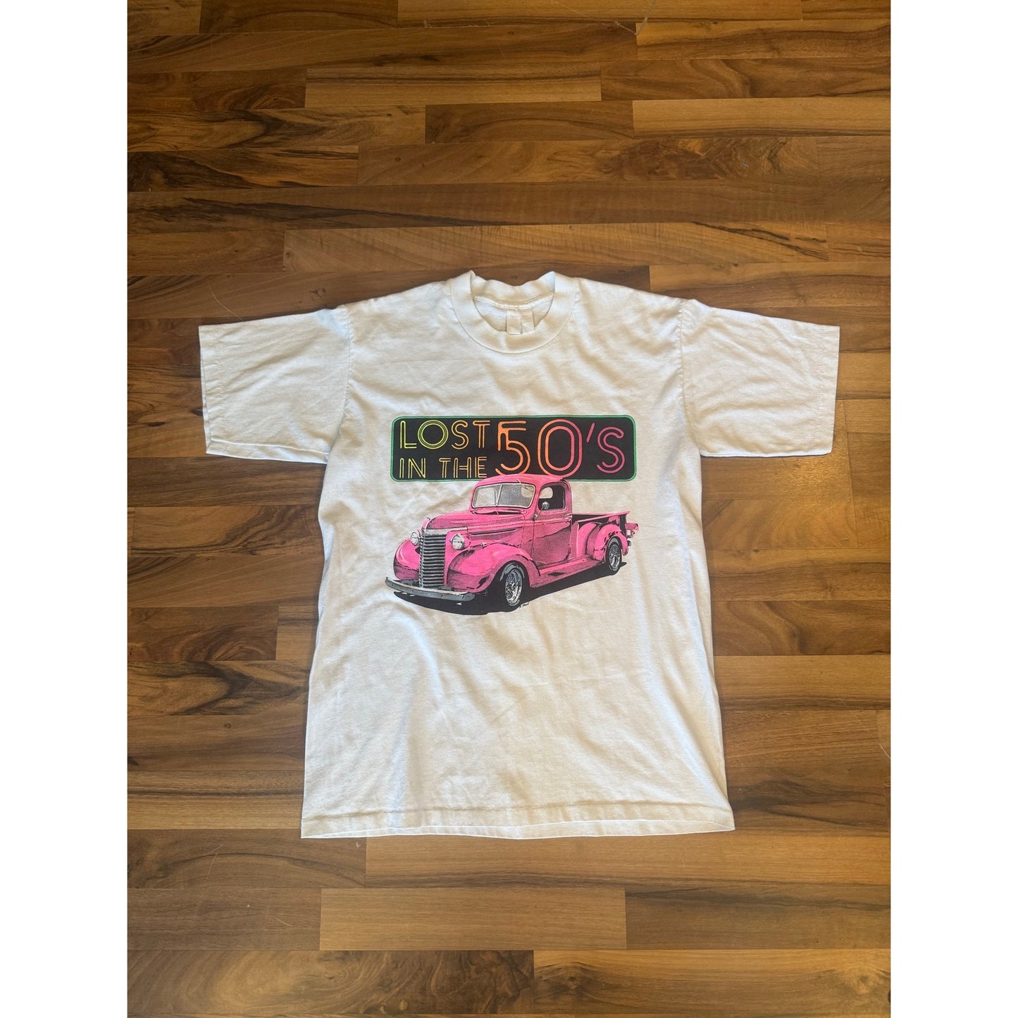 Lost in the 50s Single Stitch Classic Car Size Medium