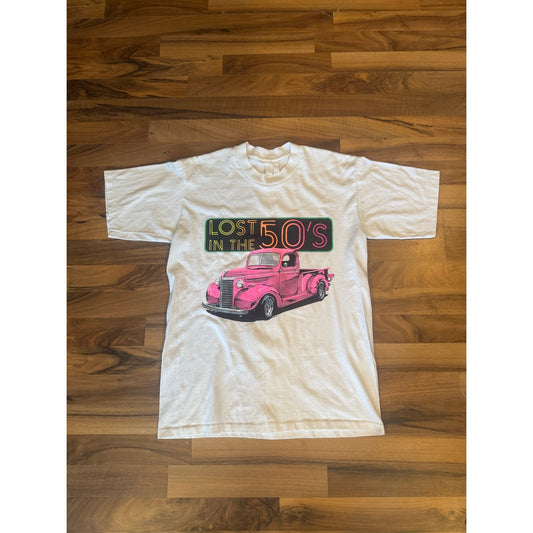 Lost in the 50s Single Stitch Classic Car Size Medium