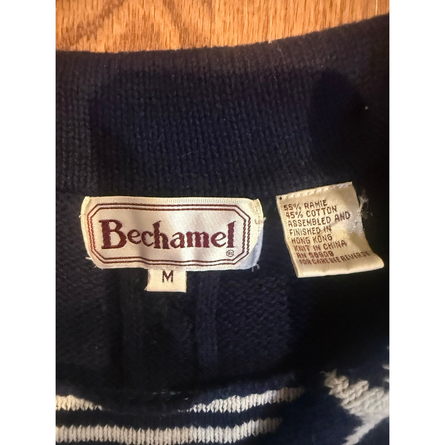 90s Bechamel Nautical Knit Top Size Medium